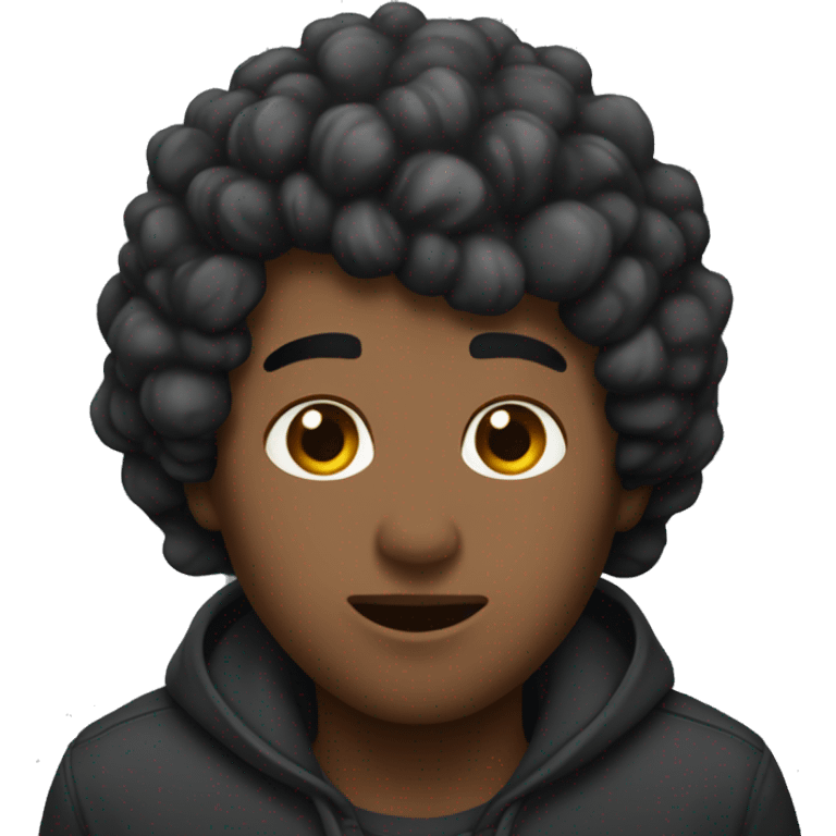 Corazón negro frio  emoji