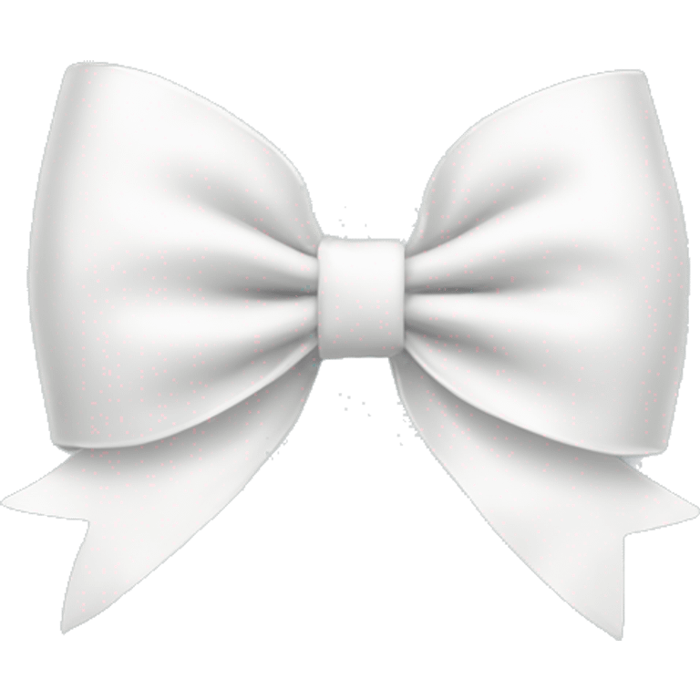 white bow emoji