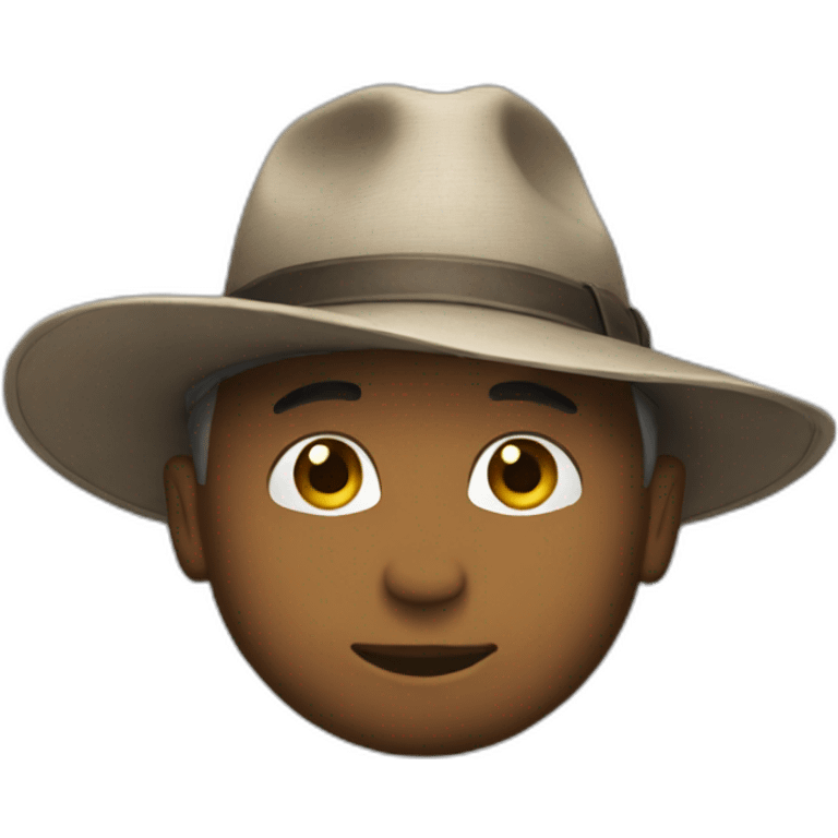 Taking my hat off emoji