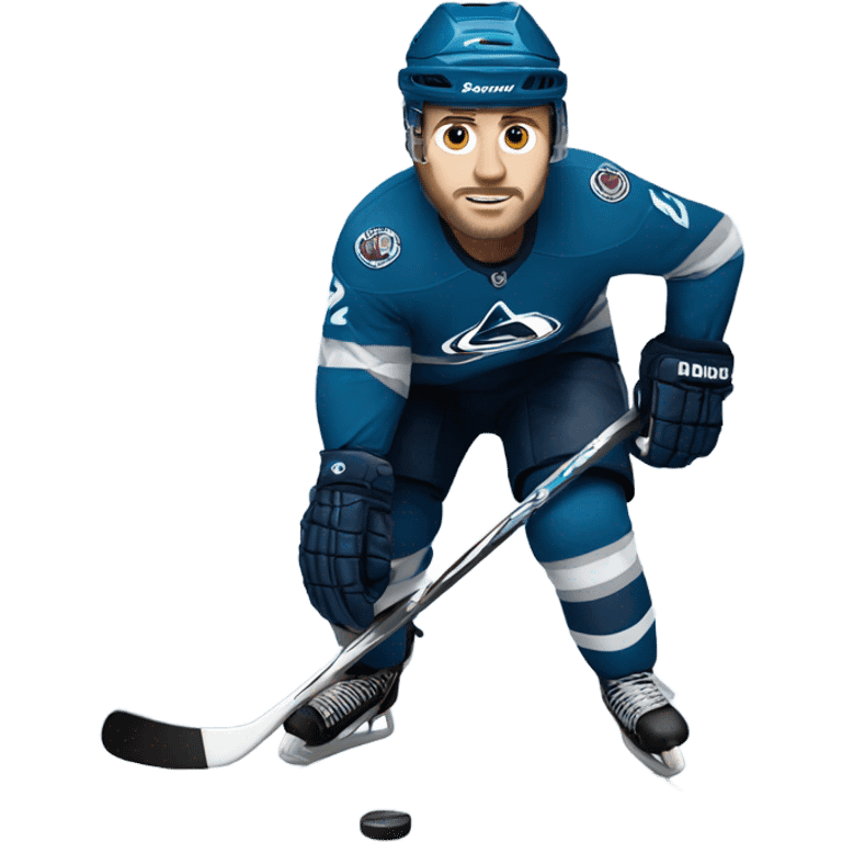 Avalanche hockey player emoji