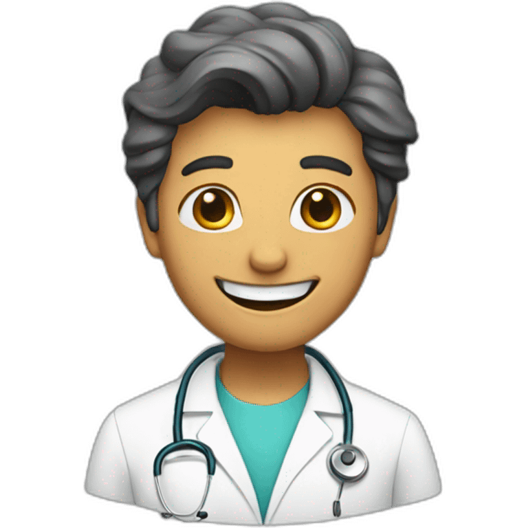 doctor happy emoji