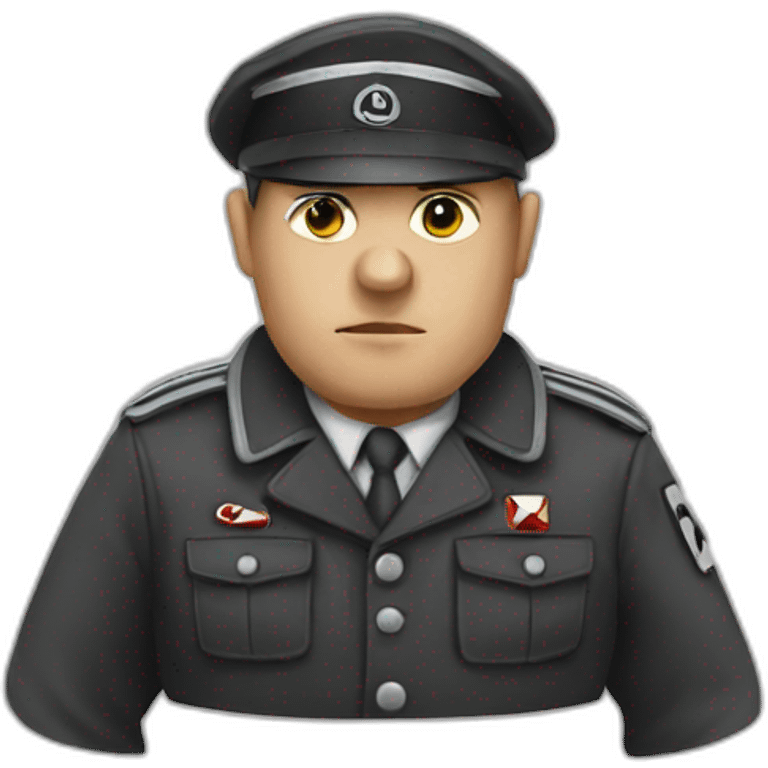 Person in nazi uniform emoji