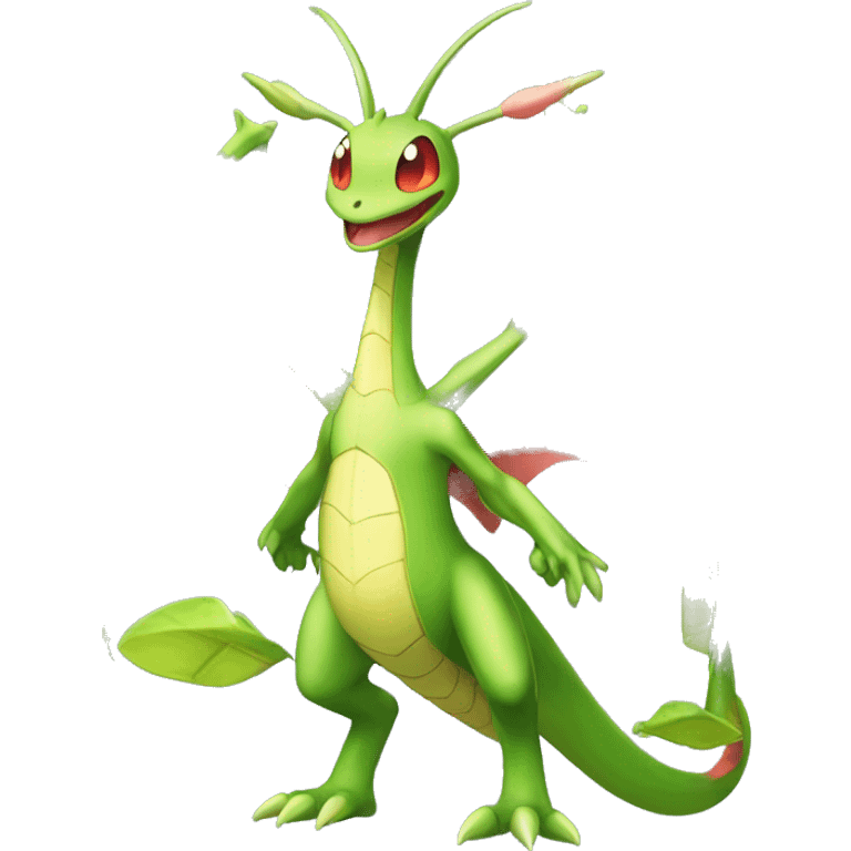 Full body shiny Flygon-Scyther-grovyle emoji