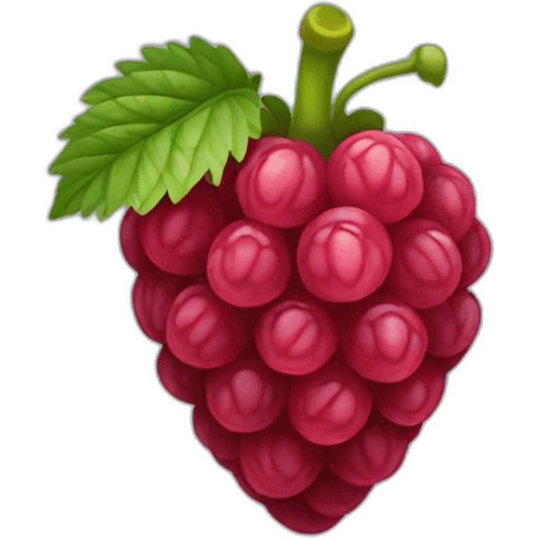 Raspberry emoji