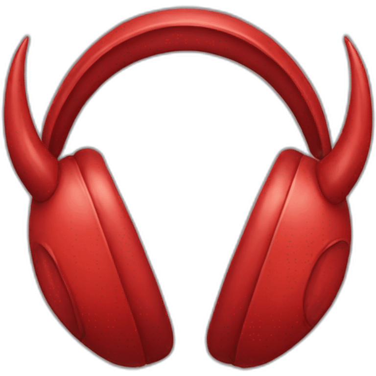 Devil ear listening emoji