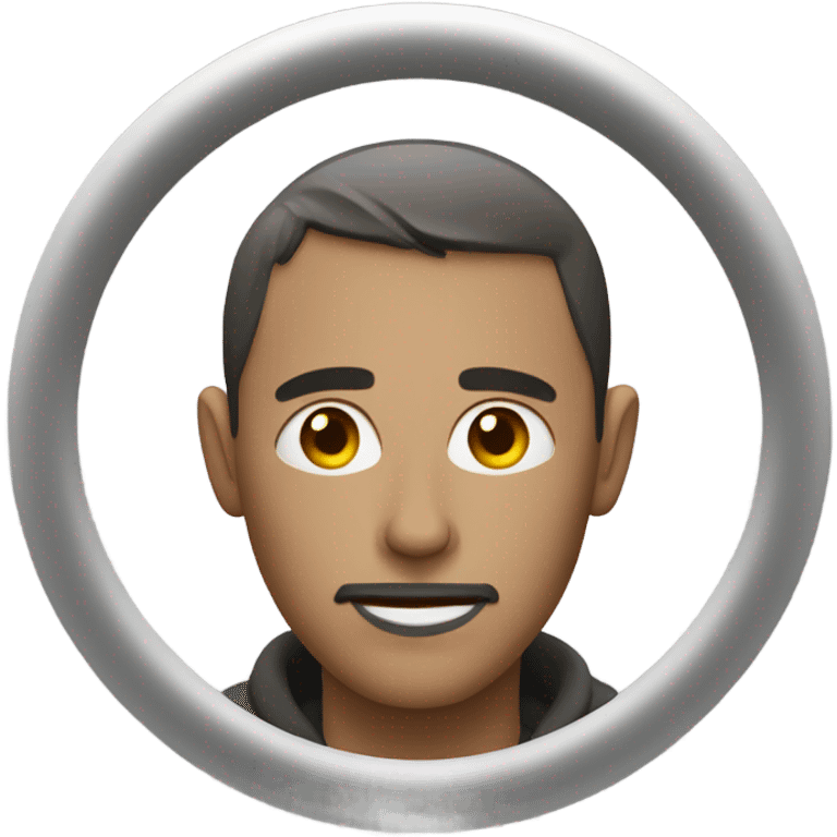 Man on the bottom of the ring emoji