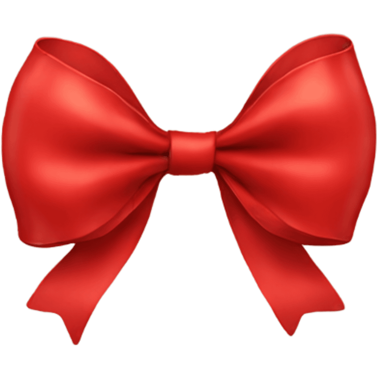 Red bow  emoji