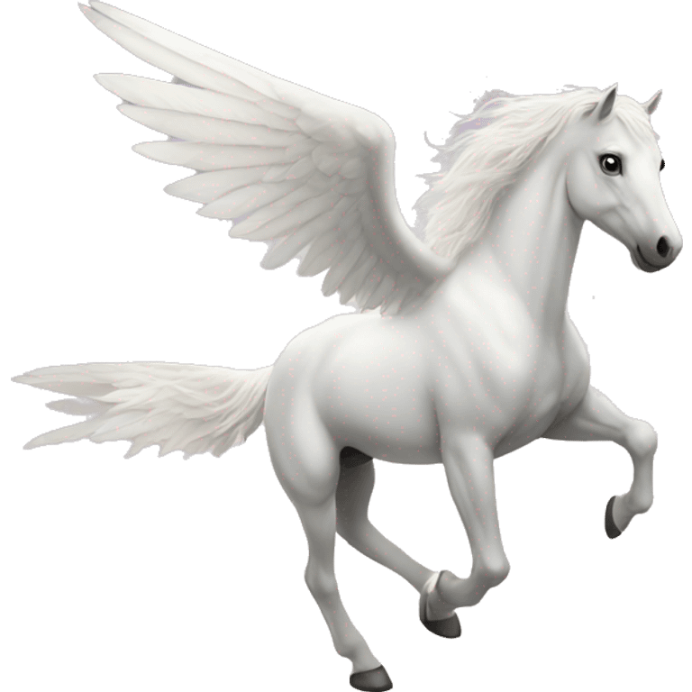 white horse with wings emoji