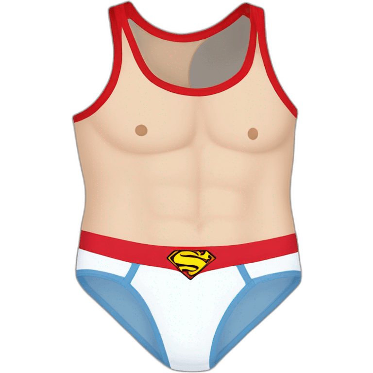 superman underwear emoji