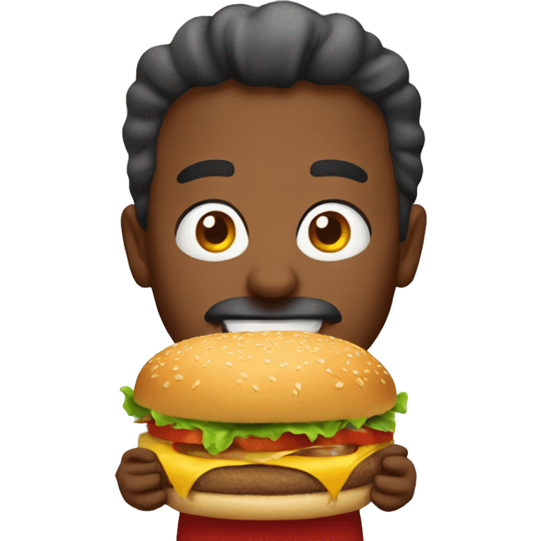 hamburger man emoji