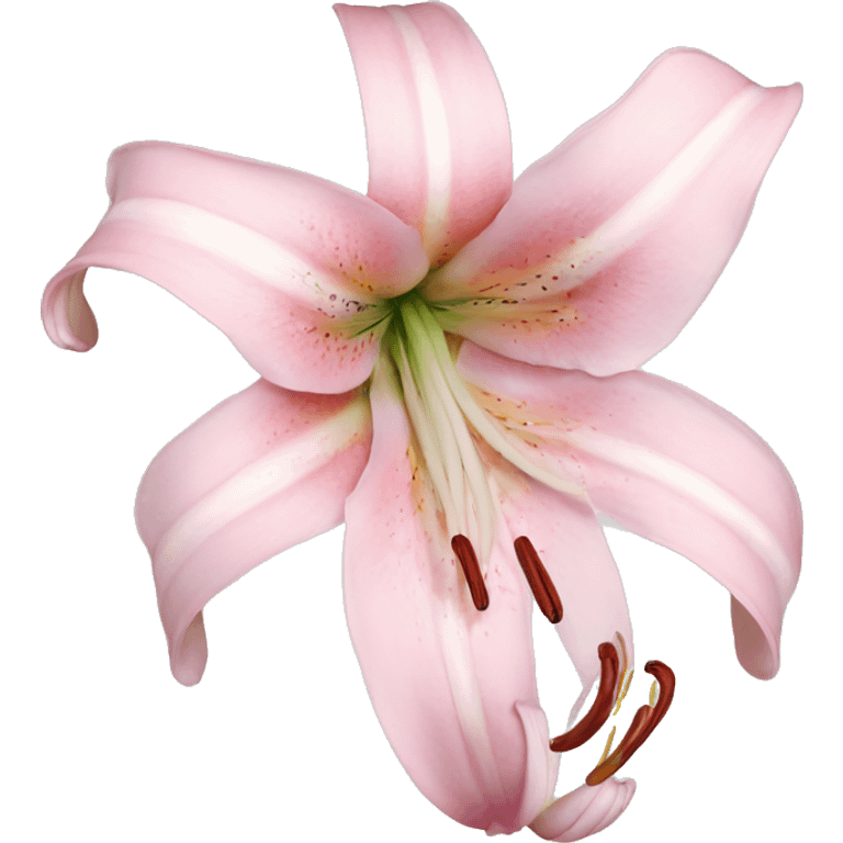 light pink lilium emoji