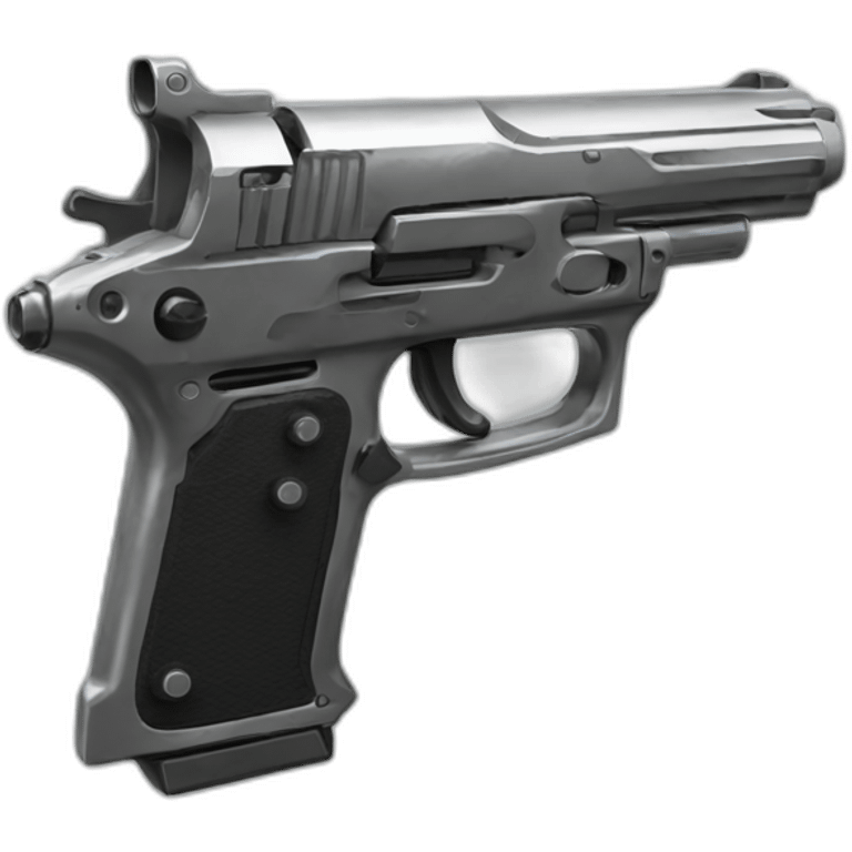 Futuristic pistol emoji