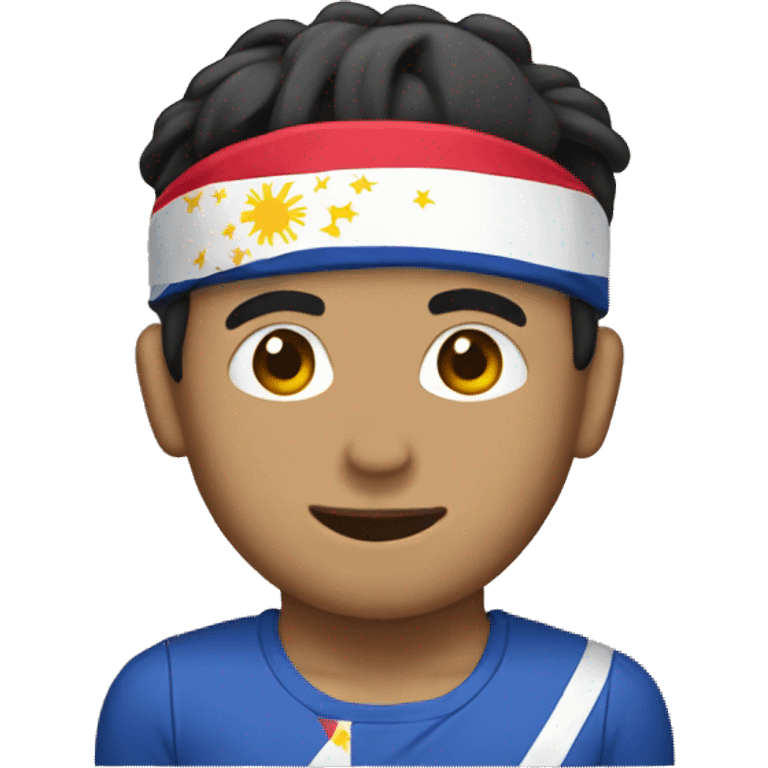 Philippines headband on a emoji emoji