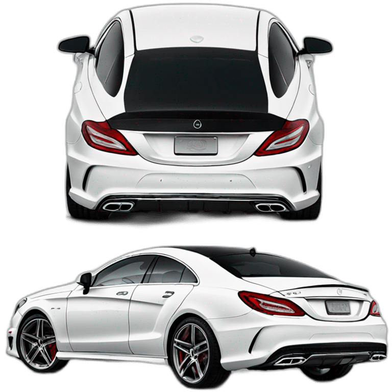 white cls 63 back view and side view emoji