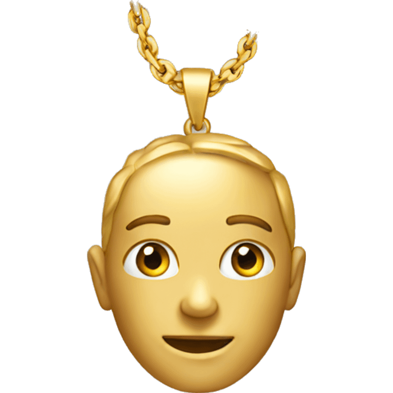 gold necklace emoji