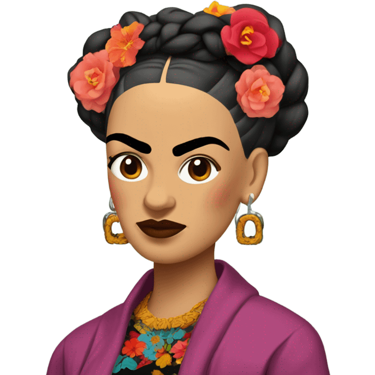 Frida Kahlo as a baddie  emoji