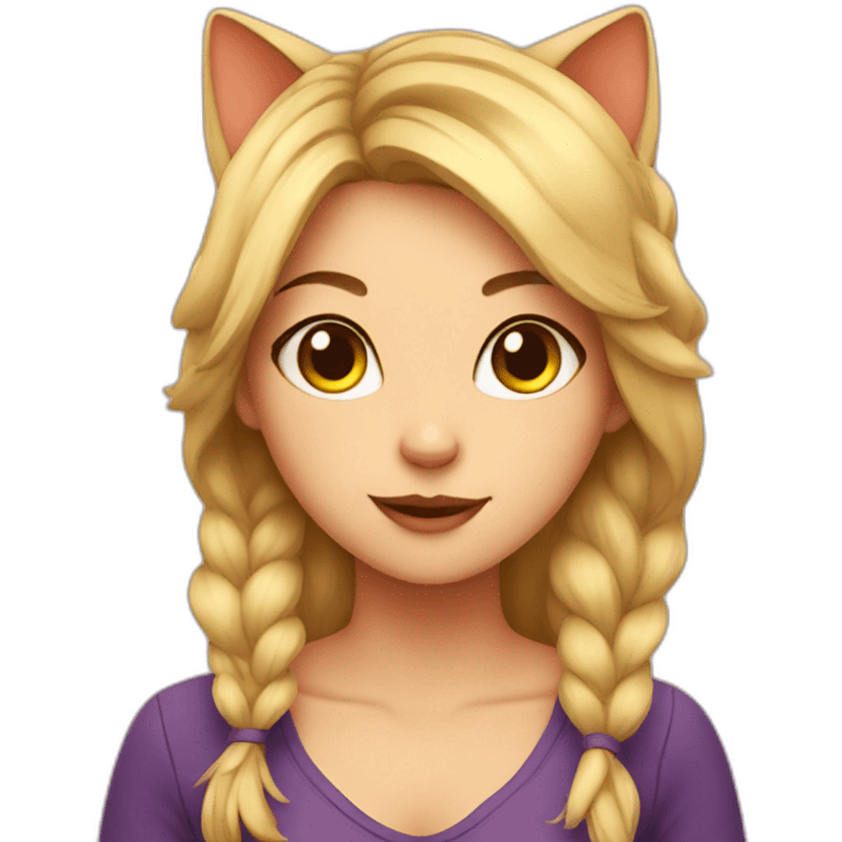 Cat girl  emoji