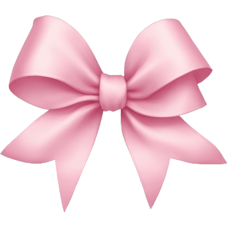 light pink ribbon bow emoji