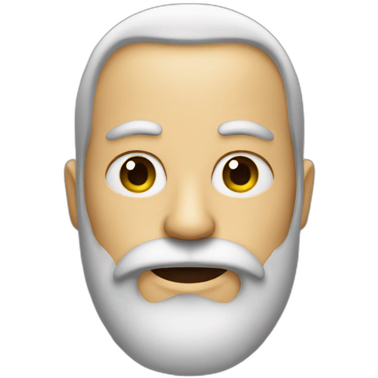 Long beard man emoji