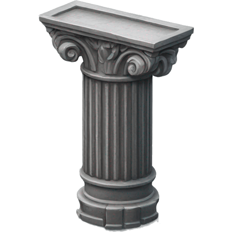 cast iron metal column structure emoji