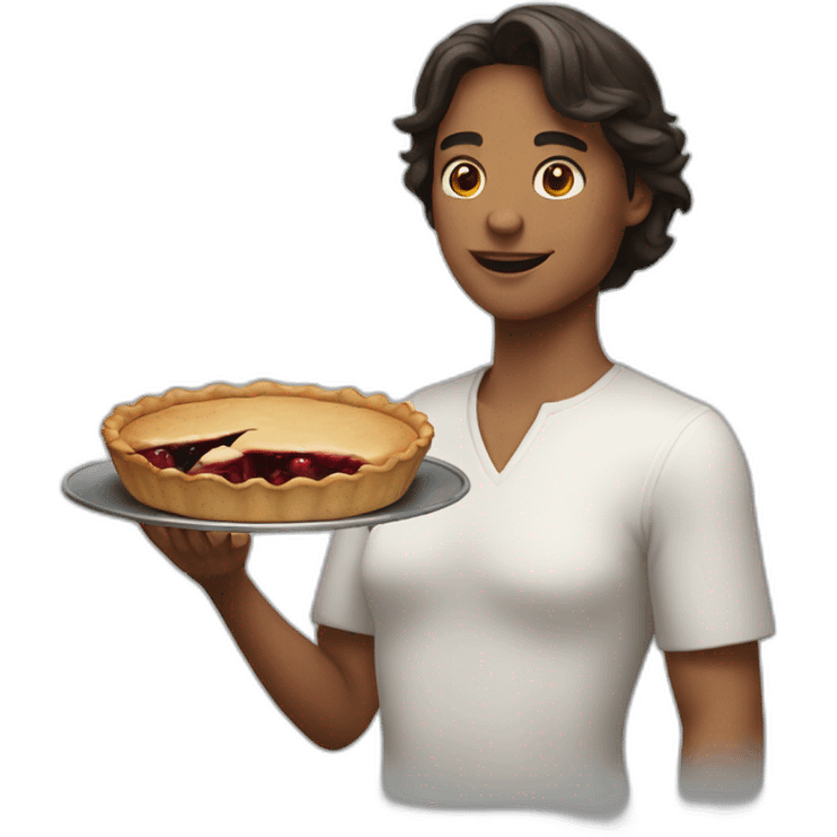 offering of pie emoji