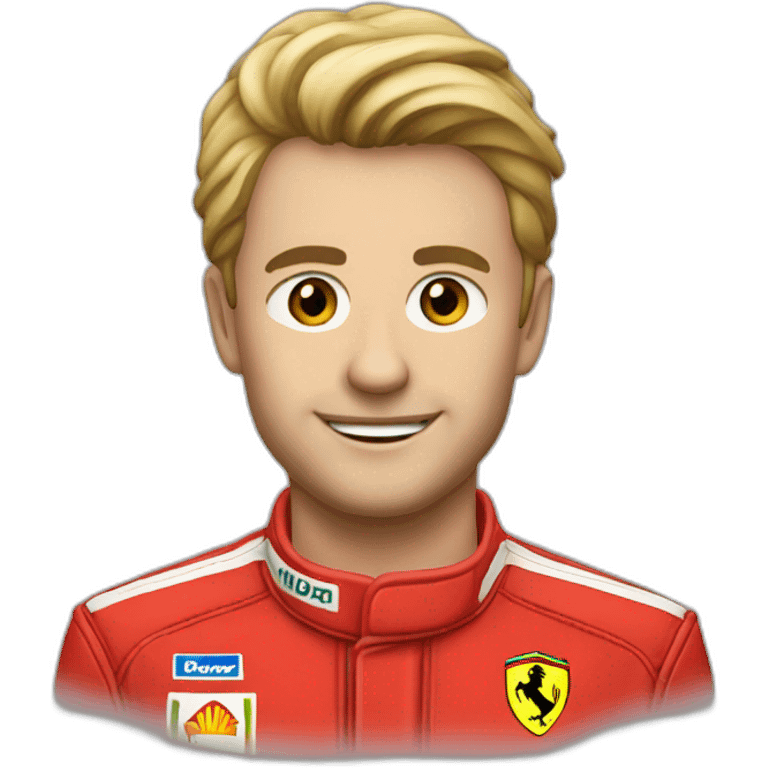 F1 ferrari emoji