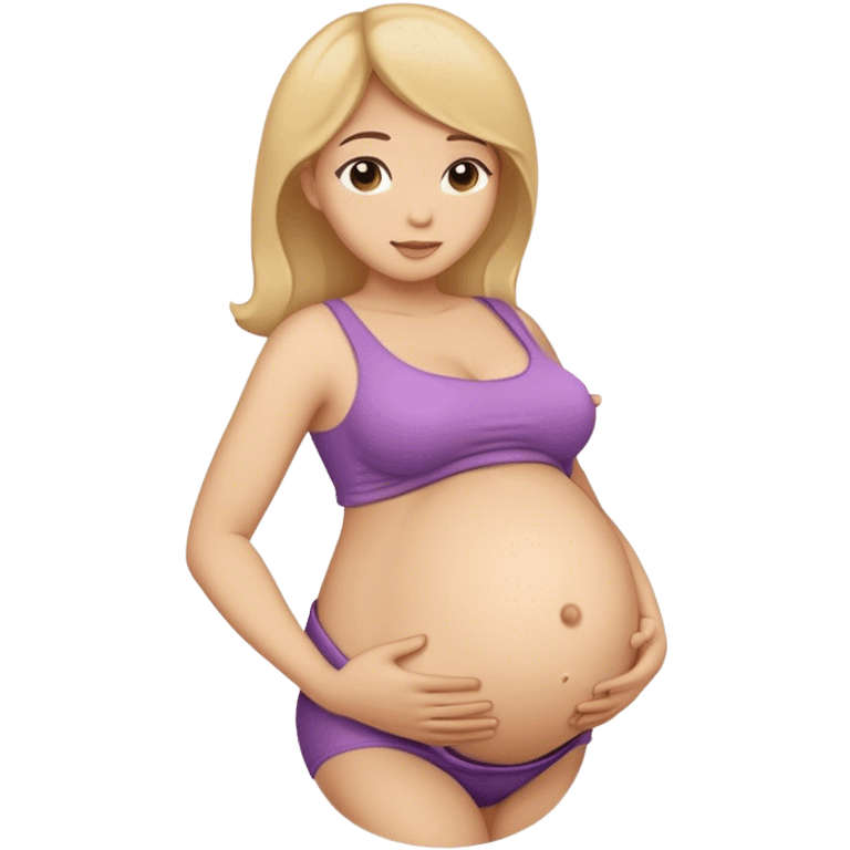 Pregnant belly emoji