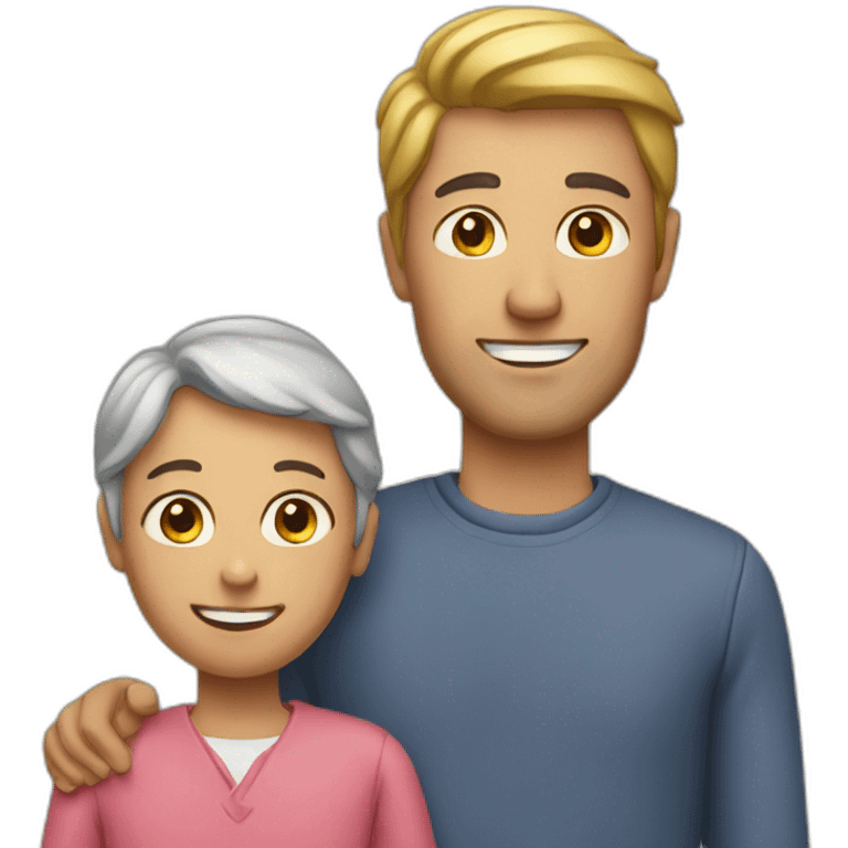 man with mom emoji