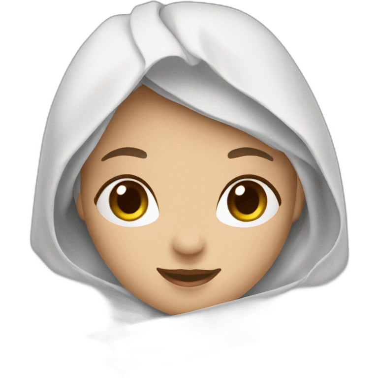 health handkerchief girl emoji