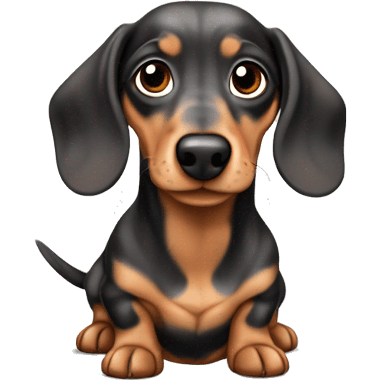 Tan merle mini dachshund emoji