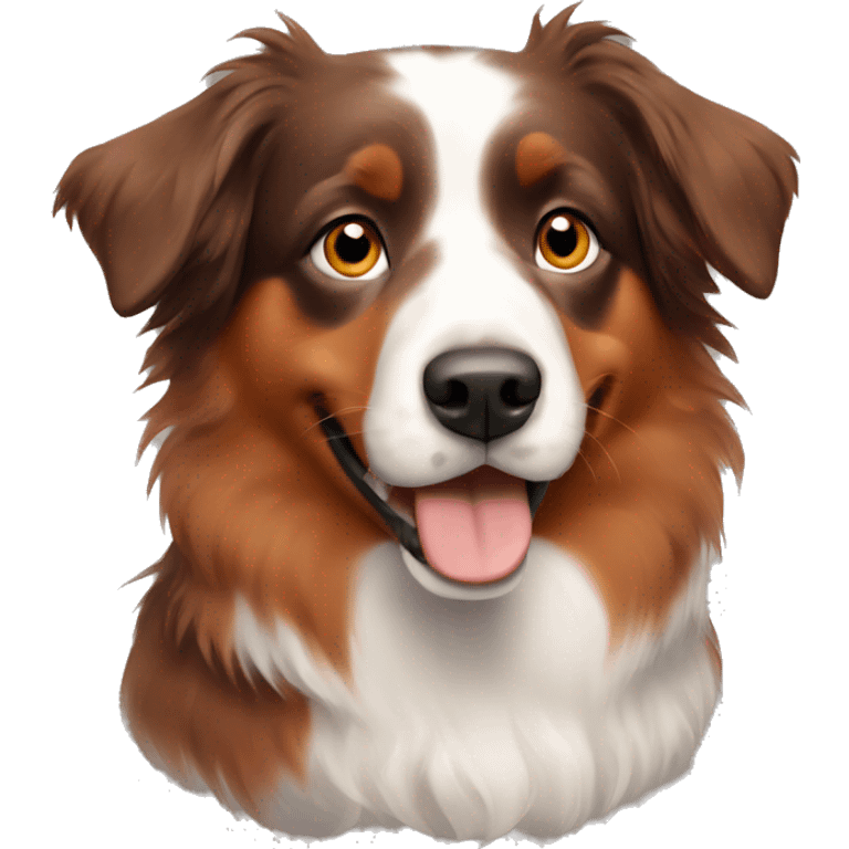 red Australian shepherd emoji