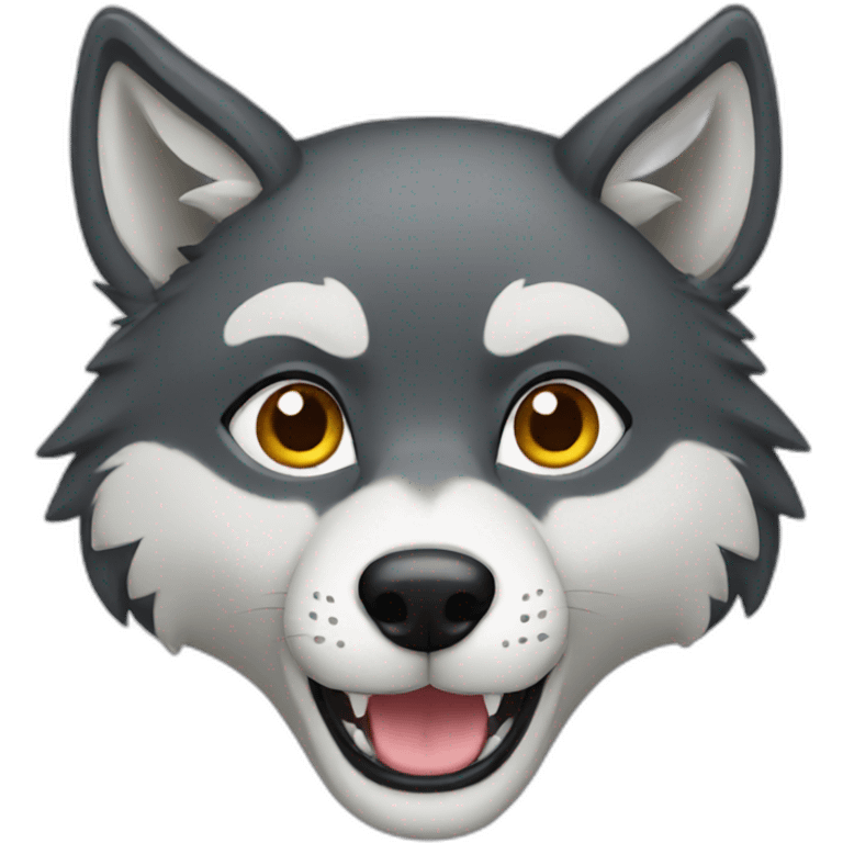 Female wolf  emoji