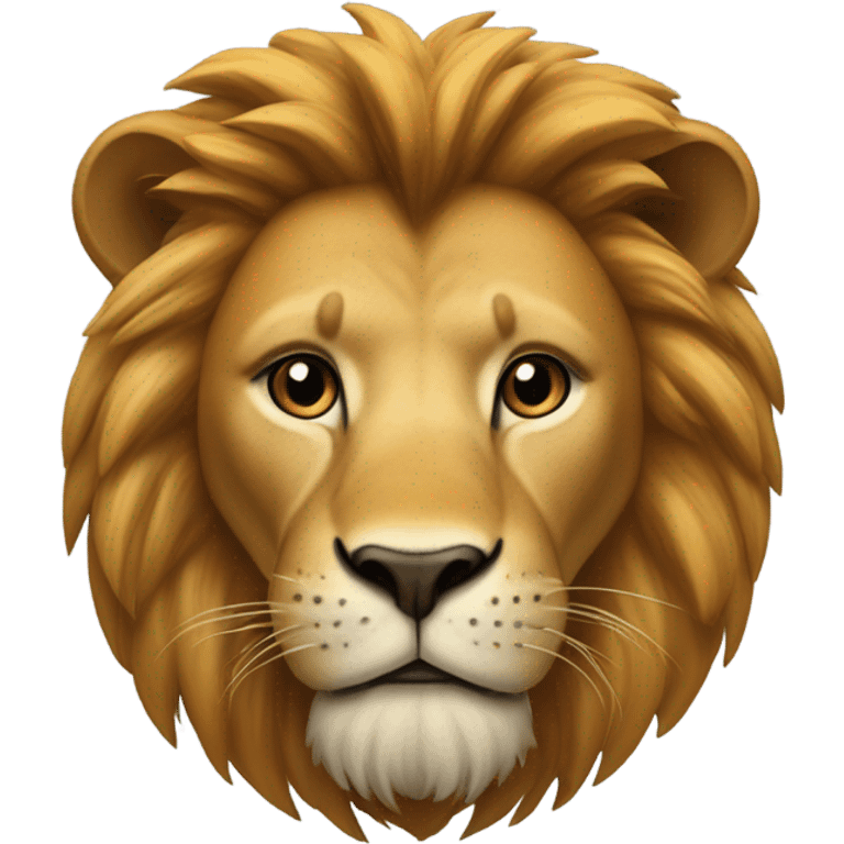 Lion with l on head emoji