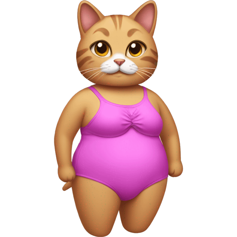 cat wearing a bathing suit  emoji