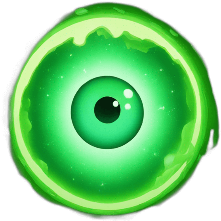 green portal from movie rick and morty emoji