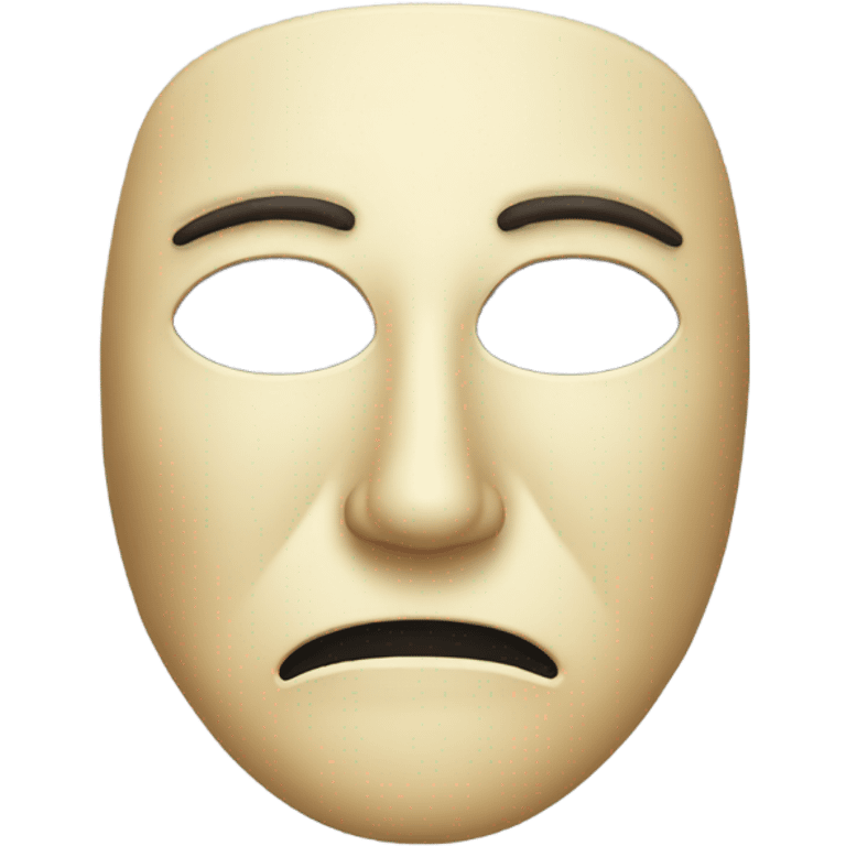 crying anonymous mask emoji