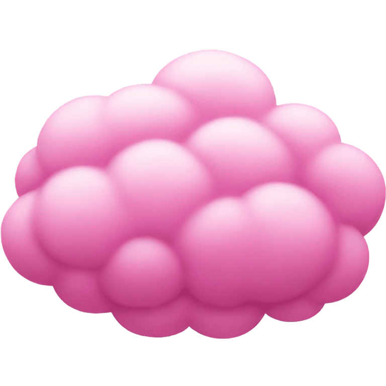 pink fluffy cloud  emoji