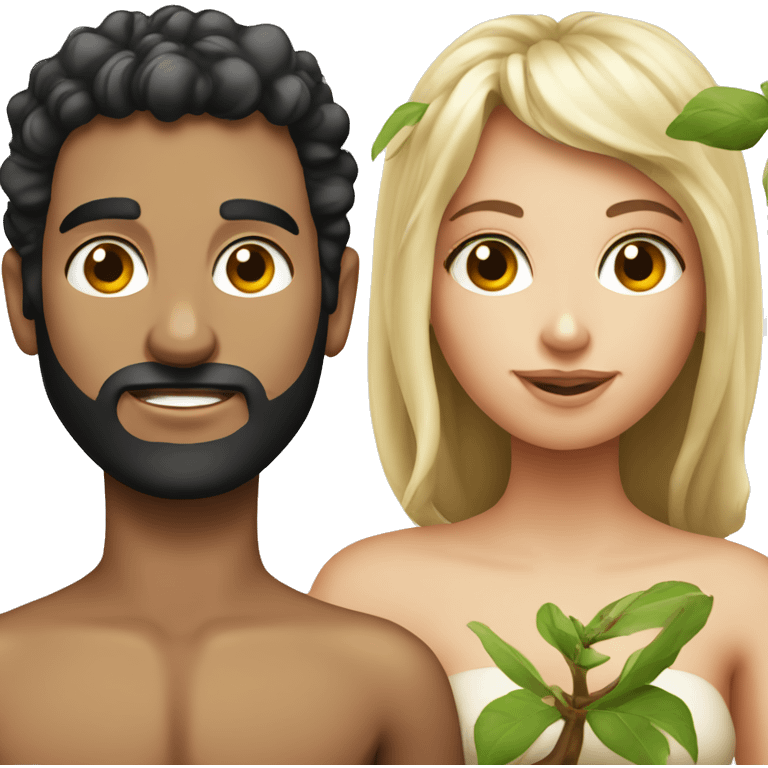 Adam and Eve emoji