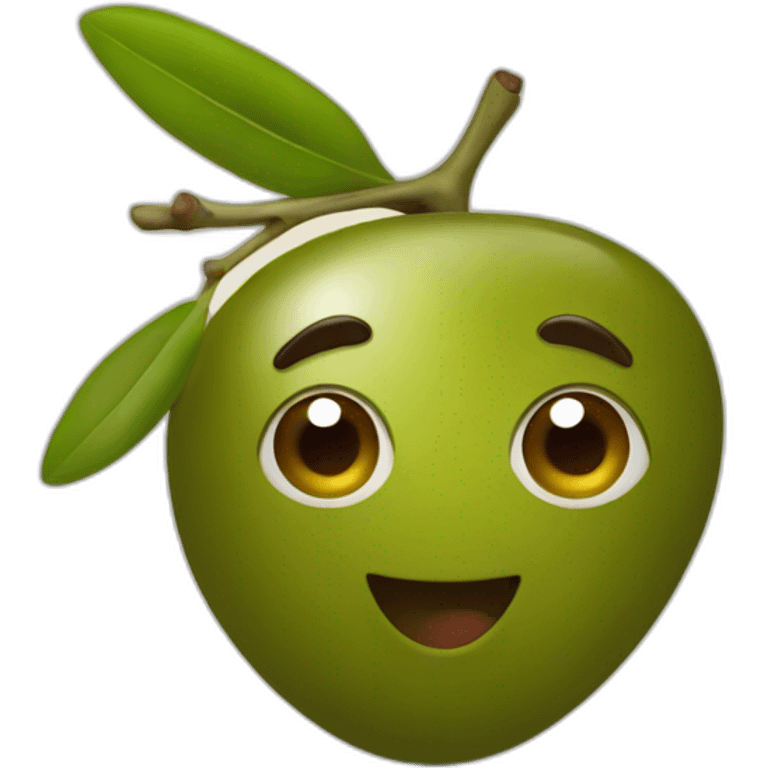 olive with an olive on top emoji