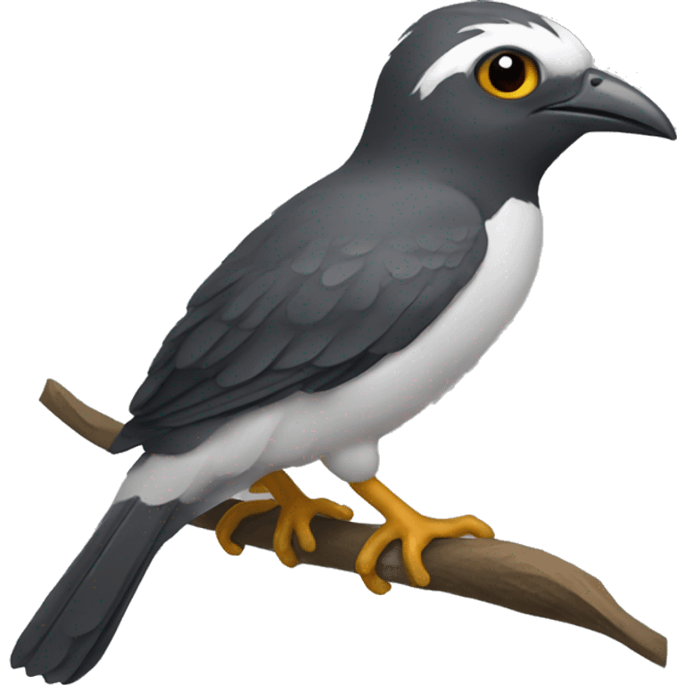 Cagou new caledonia bird emoji