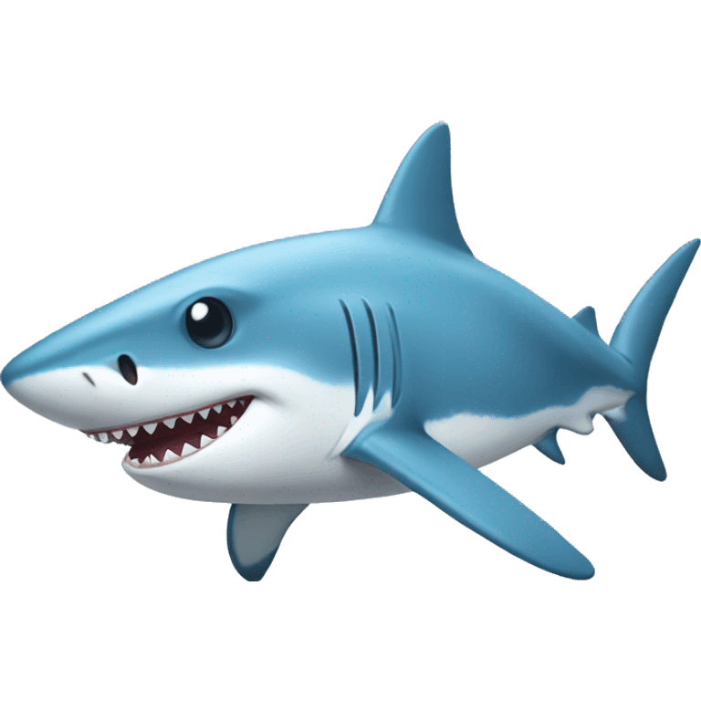 pastel blue shark emoji