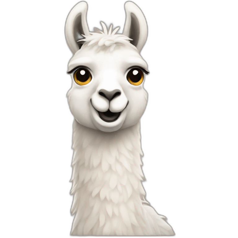 hugging face llama emoji