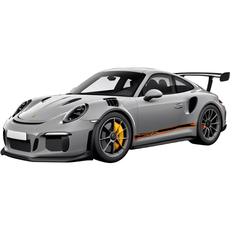 Porsche GT3RS - Porsche (Model Year: 2021) (Iconic colour: Grey and Black) emoji