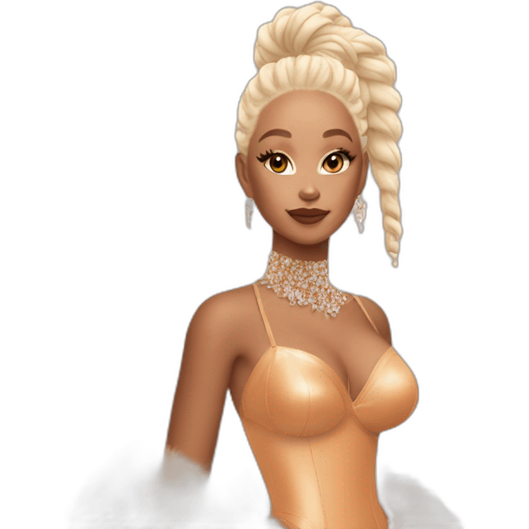 Doja Cat at met gala 2023 emoji