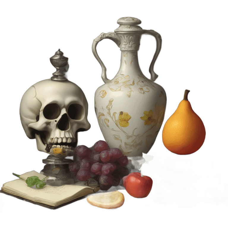 vanitas stilllife emoji