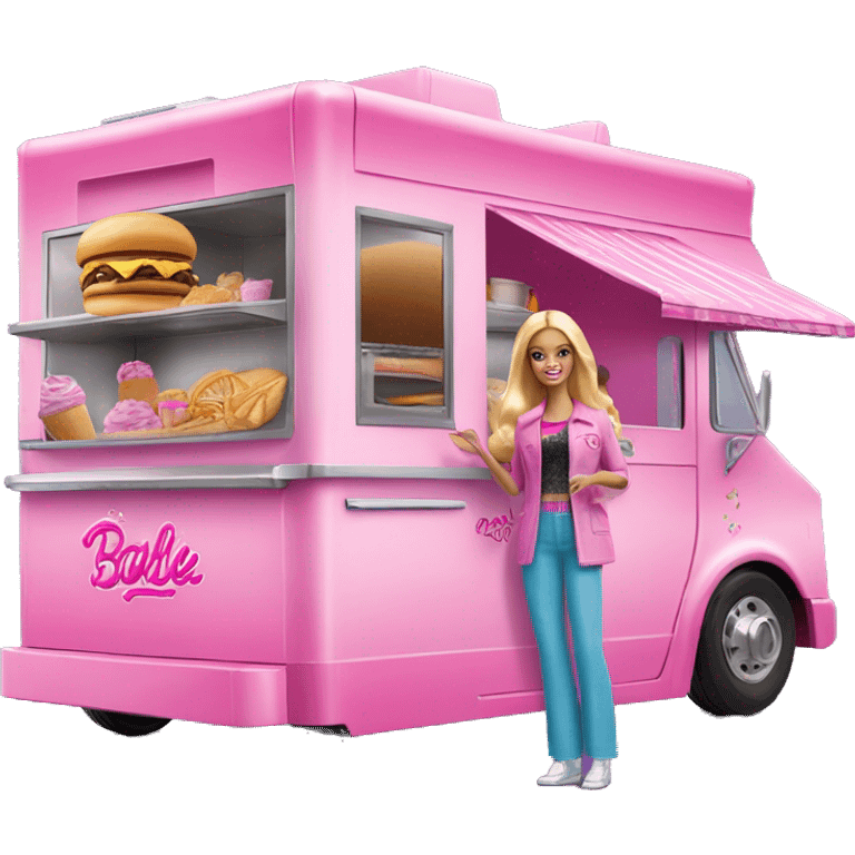 Barbie’s dream food truck  emoji