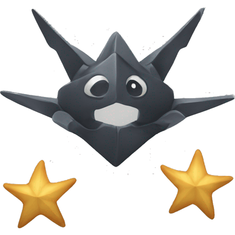 small old ninja stars flying emoji