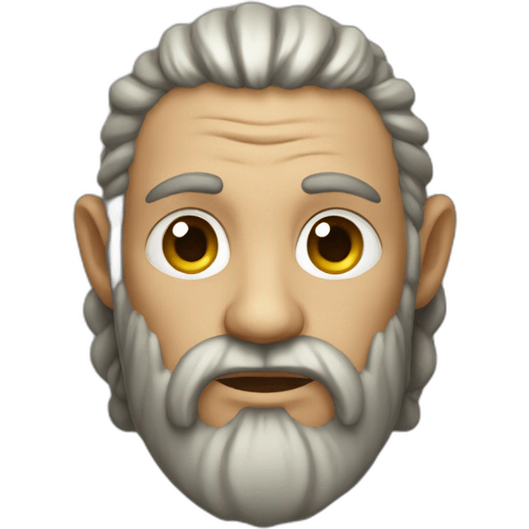 male druid emoji