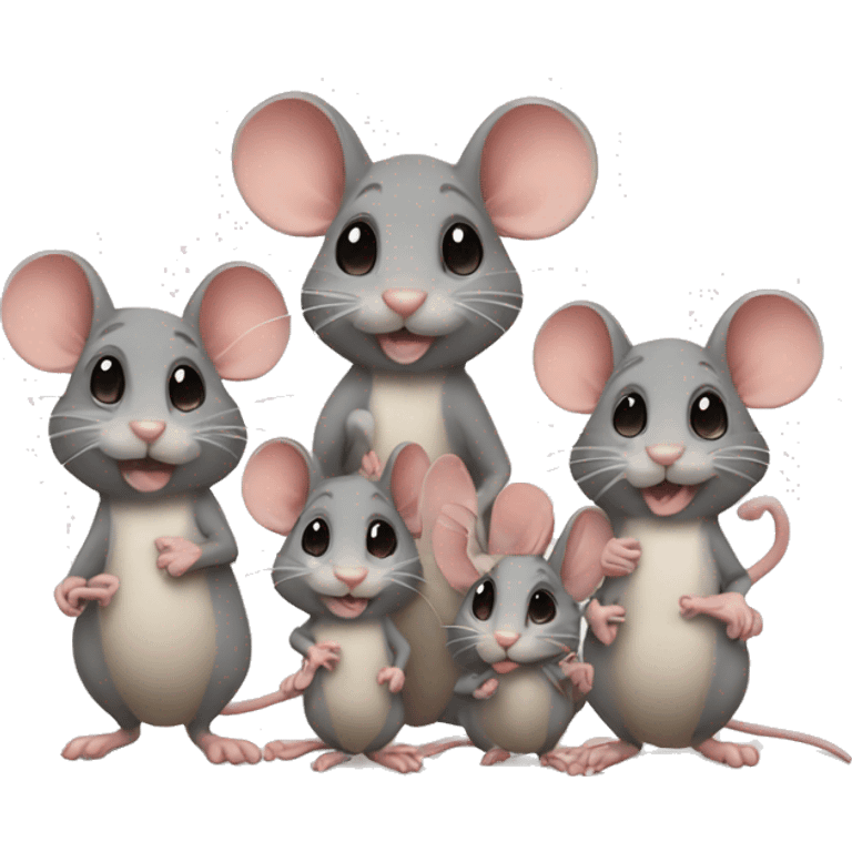 mice family emoji