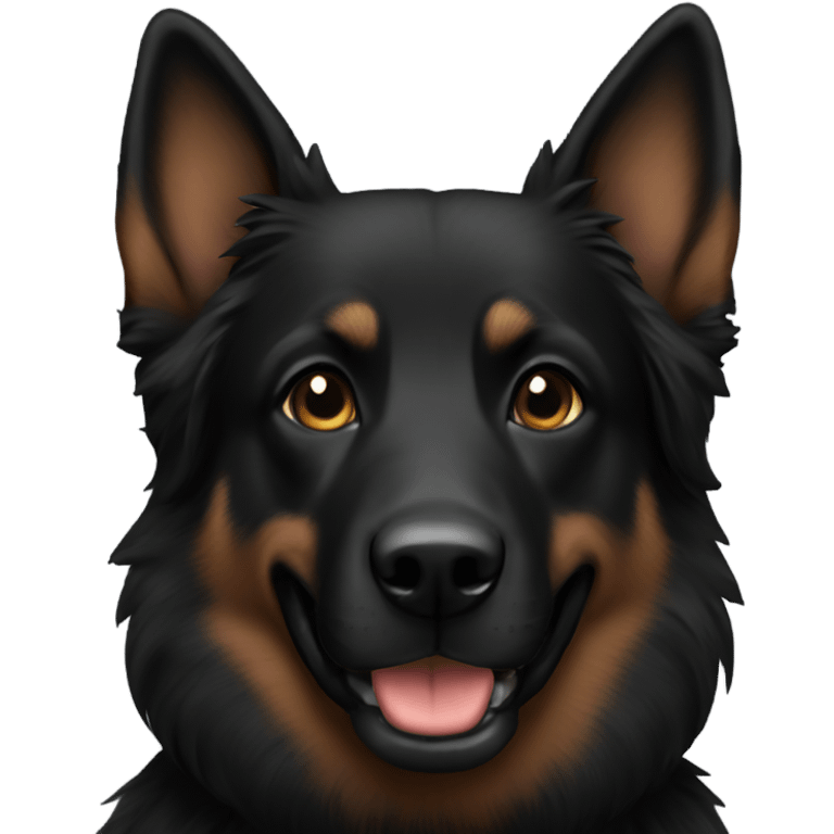 Black Shepard  emoji